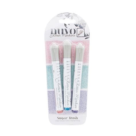 Nuvo Glitter Markers Sugar Rush Glitter Markers Markers Set Sugar