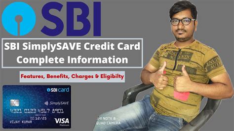 Sbi Simplysave Credit Card Features Benefits Charges Eligibility