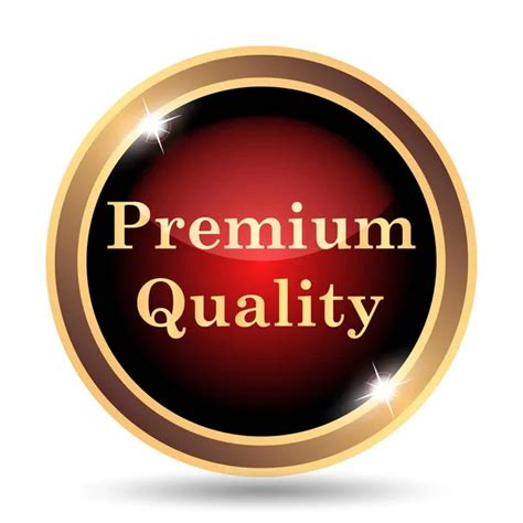 Guaranteed Premium Quality Gold Sign Round Label Fotos De Stock