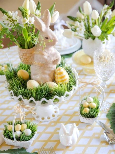 Beautiful Easter Table Decorations Photos Easy And Simple Diys