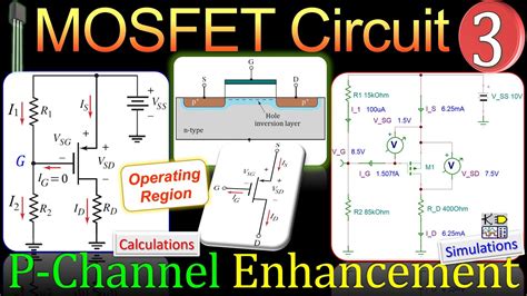 Mosfet Circuit P Channel Enhancement Mosfet Saturation Triode