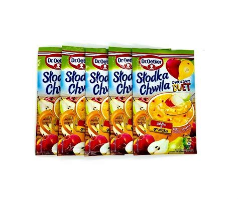 Dr Oetker Slodka Chwila Kisiel Hot Jelly Treat In A Mug Apple Pear