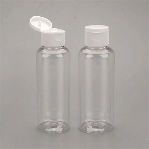 Pcs Lot Ml Round Empty Plastic Pet Travel Packing Bottle Press