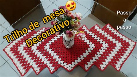 Trilho De Mesa Decorativo Cantinhodocroch Youtube