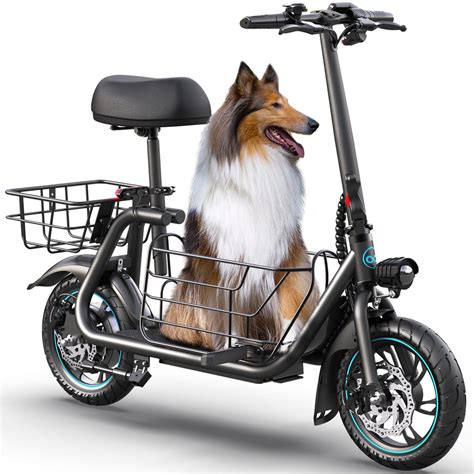 Gyroor Electric Scooter 800wpeak With Removeable Large Middle Basket