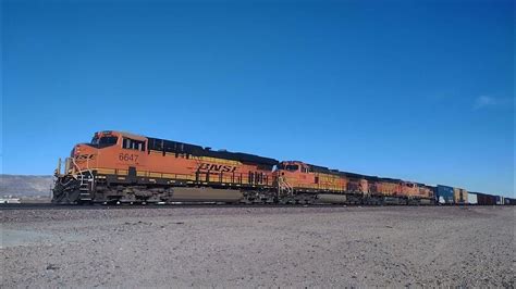 Wb Bnsf Manifest Train Feat Gecx In Daggett Ca Bigbossrailfanner