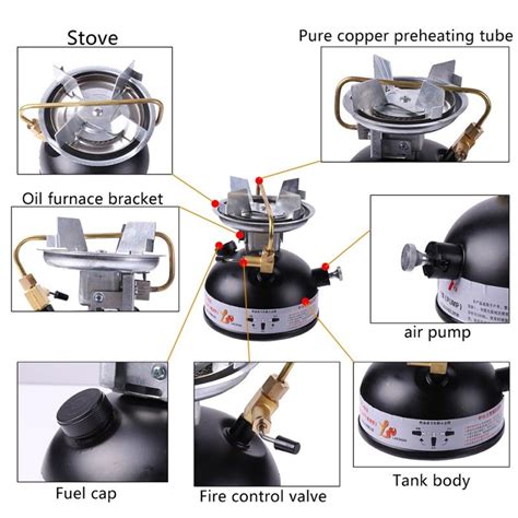 Mini Liquid Fuel Camping Gasoline Stoves And Portable Outdoor Kerosene