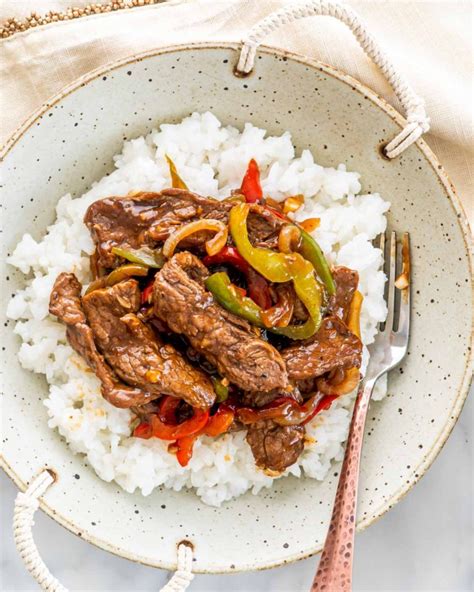 Easy Pepper Steak Jo Cooks