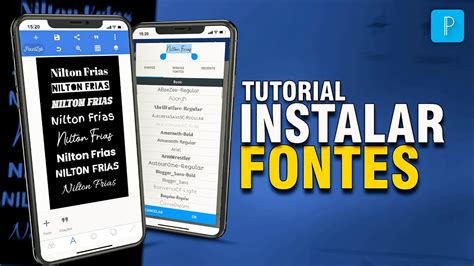 Como Instalar Fontes Personalizadas No Pixellab Youtube