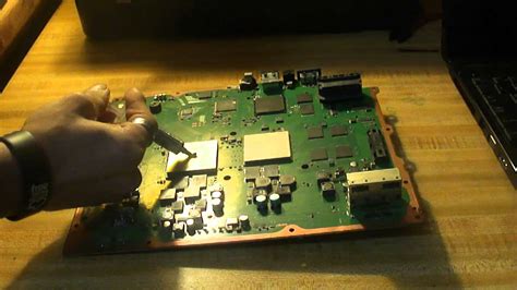 PS3 Red Light Fix CPU GPU Thermal Compound Part 2 YouTube