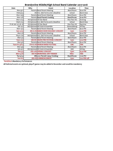 Ms Calendar | PDF