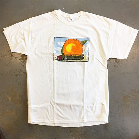 The Allman Brothers Band Eat A Peach Tour 1973 T Shirt On White