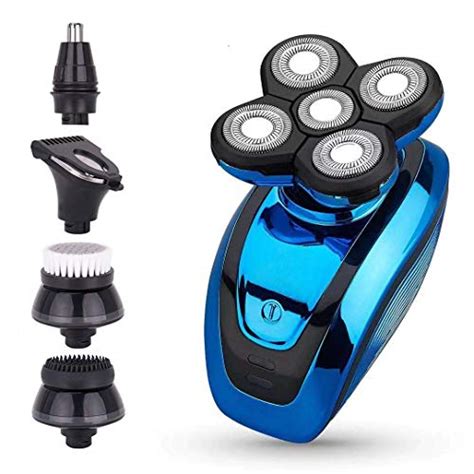 Telfun 5 In 1 Electric Shaver For Men Wetanddry Rechargeable Mens Rotary