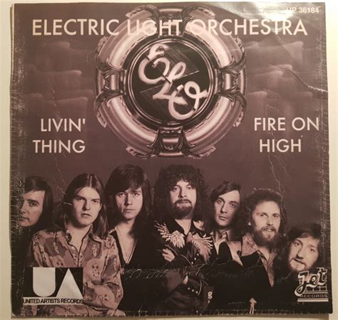 Electric Light Orchestra Livin Thing Fire On High 1976 Vinyl