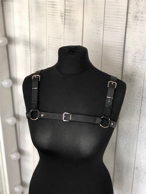 Womens Harness Leather Women Leather Harness Leather Etsy