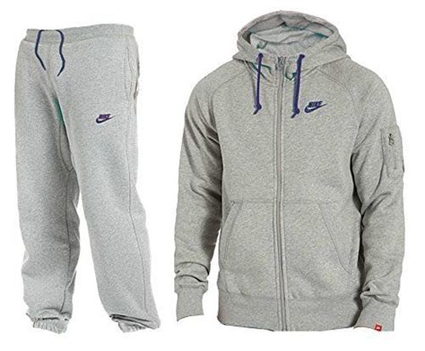 Nike Mens Foundation 2 Full Tracksuit Hooded Fleece Top And Bottoms Rrp £70