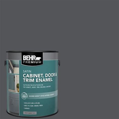 BEHR PREMIUM 1 Gal N510 6 Orion Gray Satin Enamel Interior Exterior