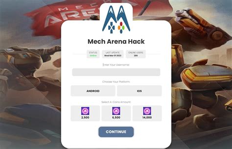 Mech Arena Hack Cheats 2023 Unlimited A Coins By Mech Arena Issuu