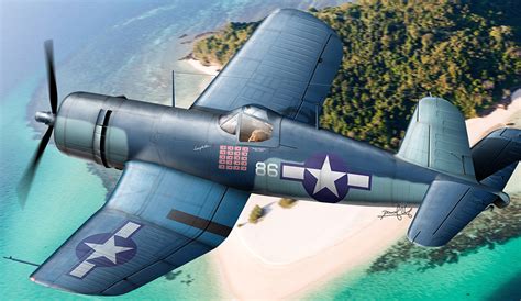 Vought F U Corsair D Uhr Aviation Art