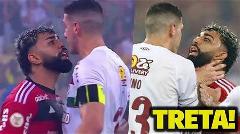 Expulso Treta Entre Gabigol E Nino Flamengo X Fluminense Youtube