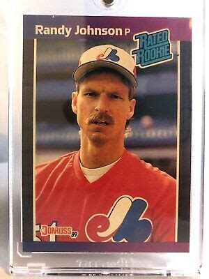 Randy Johnson Rookie Card Upper Deck Rona Ritchie