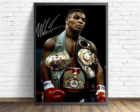 Mike Tyson Boxing Poster Wall Art Canvas Painting Living Room Home ...