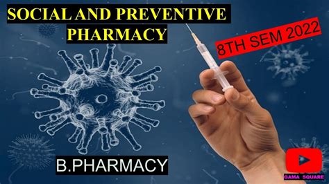 B Pharmacy Social And Preventive Pharmacy End Semester