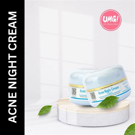 Jual UMG Ulti Matte Glow 10gr Night Cream Acne Or Cream Malam