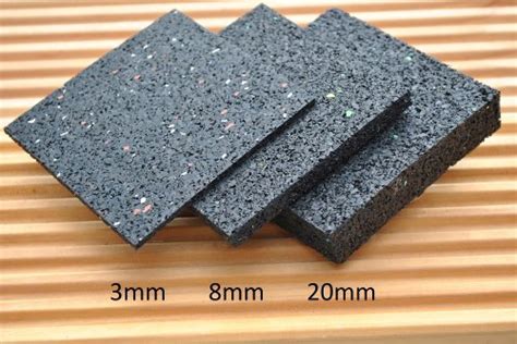 100 Stück 8mm Terrassenpad Terrassenpads Gummigranulat Terrassenbau