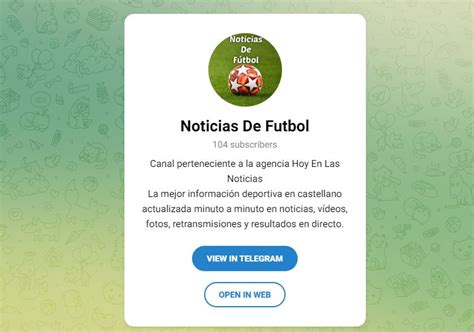 Los Mejores Canales De Telegram Para Seguir Y Ver Los Partidos De