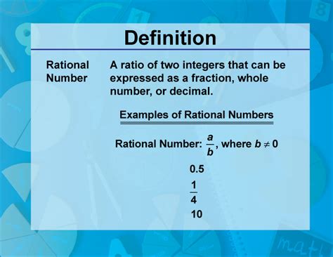 Video Definition 33 Fraction Concepts Rational Number Media4math