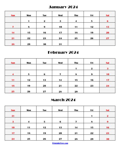 3 Months Calendar 2024 Printable Template In 2024 Calendar Printables