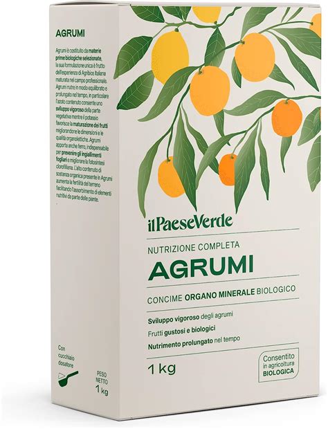 Il Paese Verde Concime Per Agrumi 1kg Concime Granulare Per Limoni E