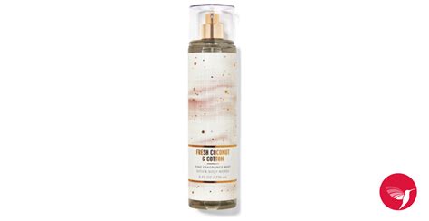 Fresh Coconut Cotton Bath Body Works Fragancia Una Nuevo