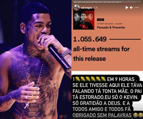 Passado Presente Álbum de MC Kevin bate 1 milhão de streams