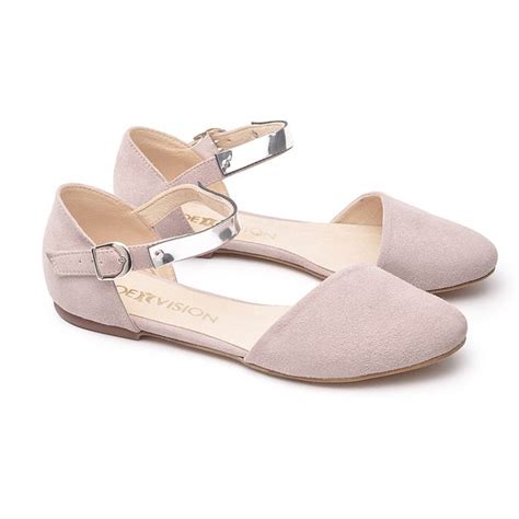 Balerinki Pola A X Nude Welur