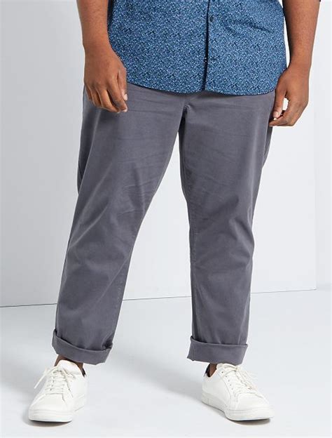 Pantalon Chino Regular L Grande Taille Homme Kiabi