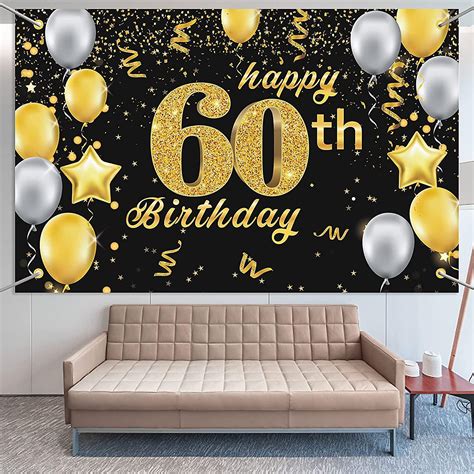 Plan a Memorable 60th birthday party decorations to Celebrate this Milestone Event