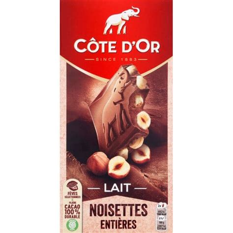 C Te D Or Chocolat Au Lait Aux Noisettes Enti Res Monoprix Fr