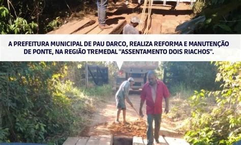 Prefeitura Municipal de Pau dArco realiza manutenção e reforma de