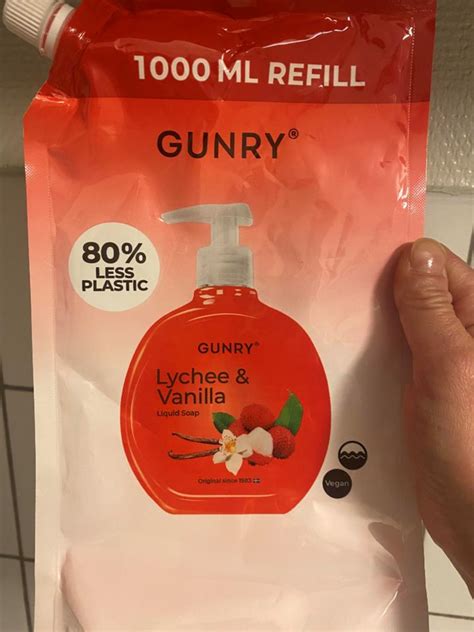 Gunry Tropical Lychee And Vanilla Liquid Soap Refill 1000 Ml Refill