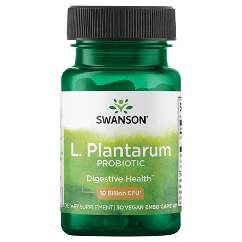 L. Plantarum Inner Bowel Support Supplement - Swanson Health Products