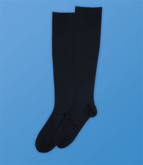 Plain Black Compression Socks | Koala Socks