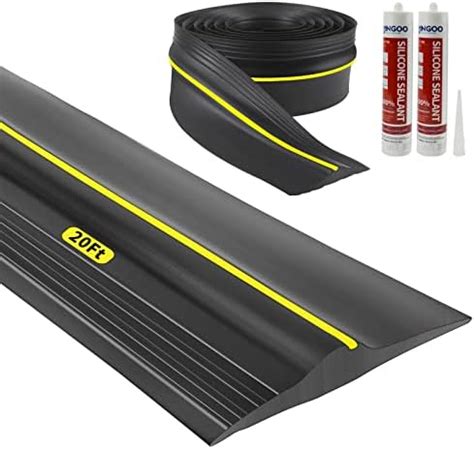 Universal Garage Door Bottom Threshold Seal Rubber Strip With Adhesives