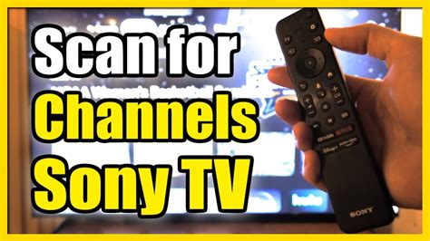 How To Scan For Channels On Sony TV With Google TV Antenna Air Or