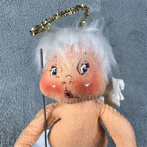 Vintage Annalee Mobilitee Naked Kissing Face Angel W Halo Stand EBay