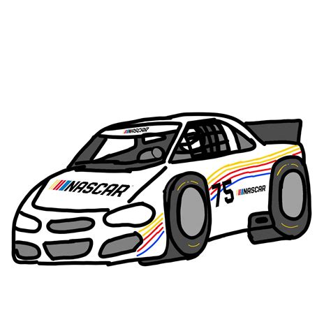 Nascar Race Car Clipart