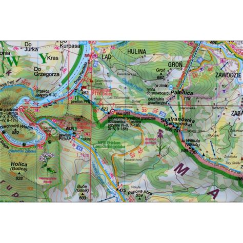 Mapa magnetyczna Pieniński Park Narodowy 104x68 1 25 tys Cartomedia