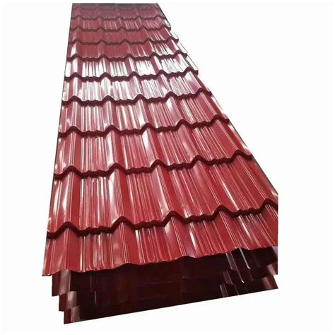 Red Color Coated Upvc Tile Roof Sheet At Rs Sq Ft Clay Tile