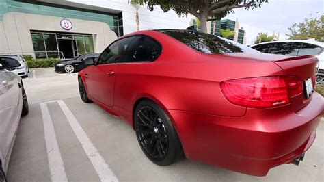 E92 BMW M3 Frozen Red Limited Edition Color YouTube